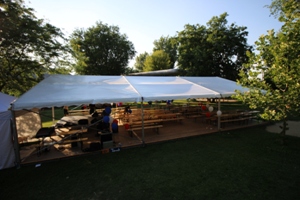 Rendezvénysátor 10 méter széles-58